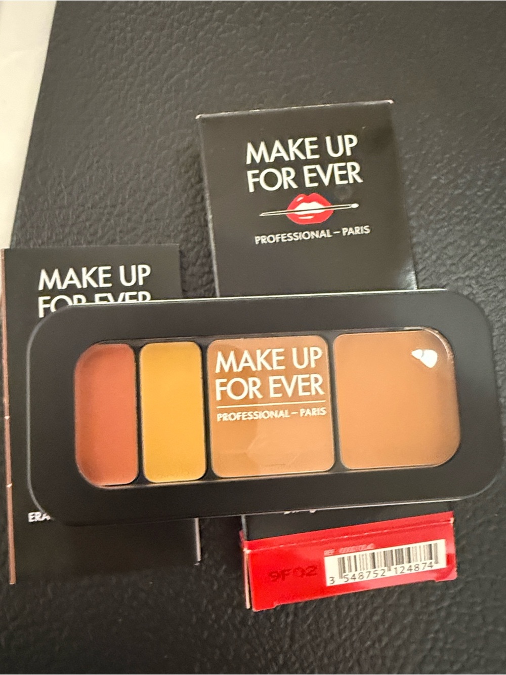 Make Up For Ever Cream Concealer Palette in Brown, Tan & Yellow